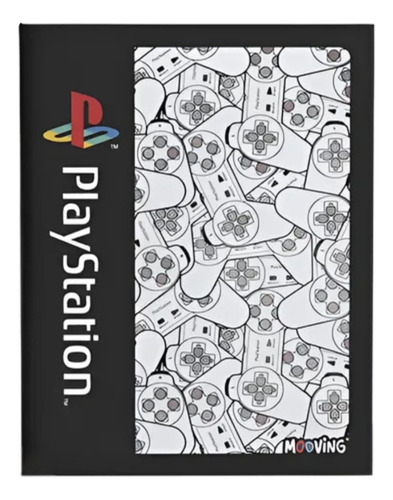 Cuaderno Mooving 16x21 Tapa Flexible 48 Hojas Play Station Controles