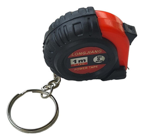 Kit 100 Mini Chaveiro Trena 1m - Lembrança Brinde Colorido