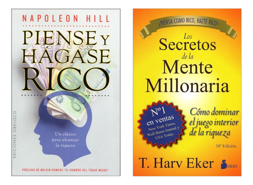 Piense Y Hágase Rico Blanco + Secretos Mente Millonaria