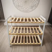 Comprar Zapateras En Madera Muebles Para El Hogar 55x50x25 3estantes