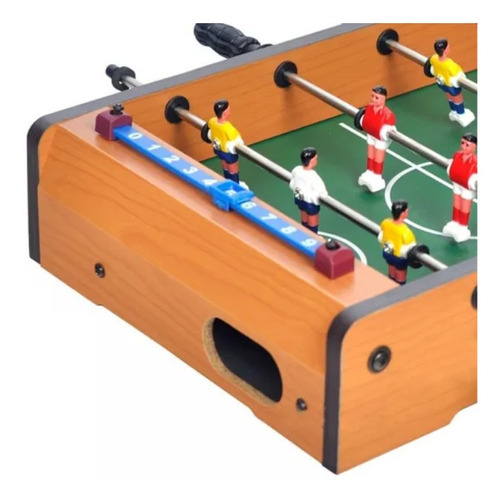 Mini Mesa Pebolim Totó Brinquedo Futebol Super Craque Jogo Cor da mesa de pebolim 1 MESA PEBOLIM