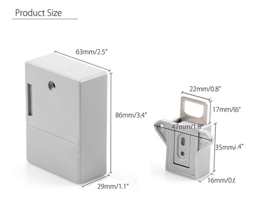 Cartão De Gaveta Inteligente Ic Lock Diy Com Sensor Invisíve
