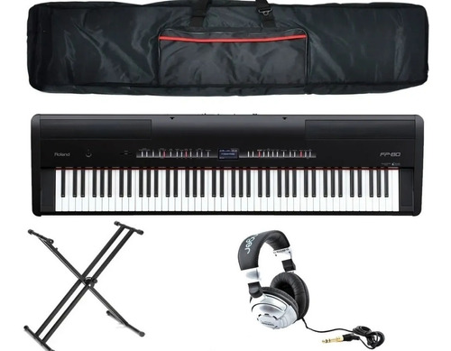 Piano Digital 88 Teclas Sens Roland Fp80 + Accesorios