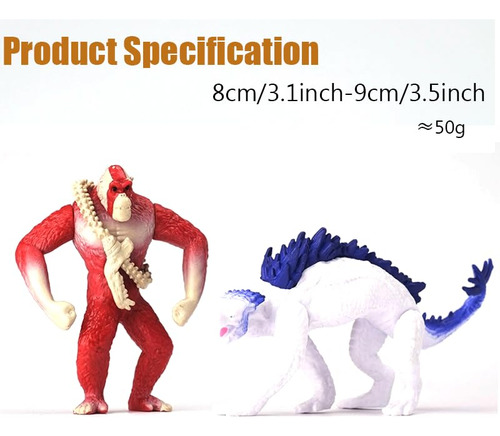 Figuras De Acción De Dinosaurio 6 Piezas Juguetes Anime