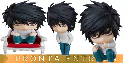 Boneco Pelucia Death Note Ryuzaki L Kira Light Yagami Ryuki