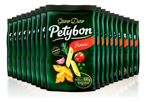 Kit Macarrão Penne Grano Duro Petybon - 500g Cx C/18 Uni