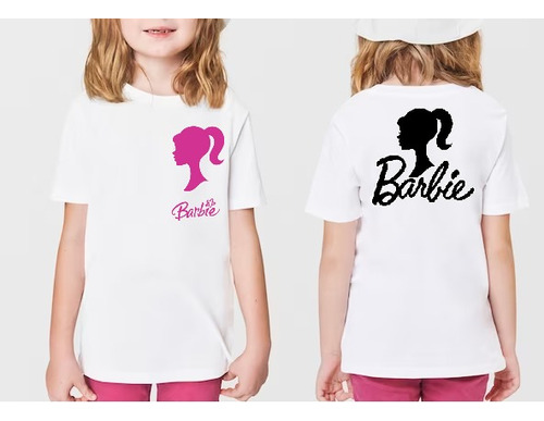 Remera Barbi 4/ La Pelicula / Doble Estampa / Para Niños