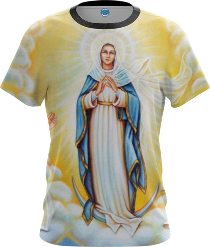 Camiseta Camisa Nossa Senhora Rogai Por Nois Temas Biblicos