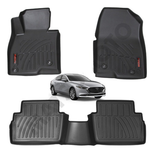 Set Pisos Rigidos Tipo Bandeja Mazda 3 2017-2023