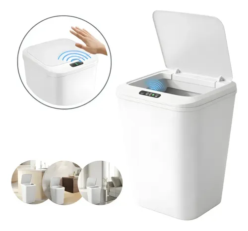 Lixeira Com  Sensor Automático  16 Litros