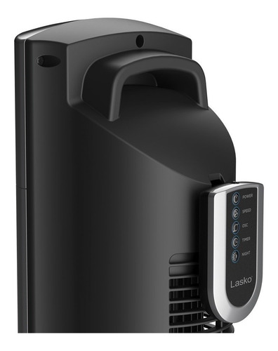 Imagen 4 de 5 de Ventilador de torre Lasko T48312 negro 120 V