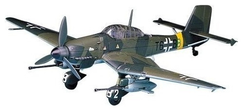 Avión A Escala Academy Ju87g-1 Stuka  Tank Buster  Modelo K