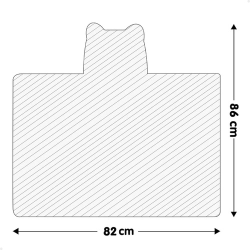 Manta Cobertor Toalha Bebê Com Capuz Bichinhos Fleece Lorben Cor Rosa Urso
