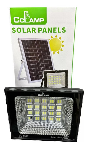 Reflector Exterior Led 200w Solar Luz Blanca