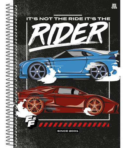 Caderno 01x1 Capa Dura Velozes & Furiosos 80f Pct.c/04