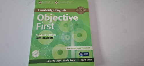 Libro Objective First Student's Book B2 Cambridge (Usado)