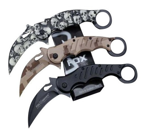 Cuchillo Combate Acero Karambit Táctico Counter Strike 