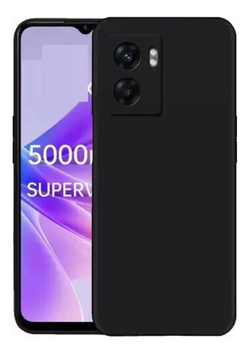 Funda Para Oppo A57 Soft Feeling Antishock Negro Resistente