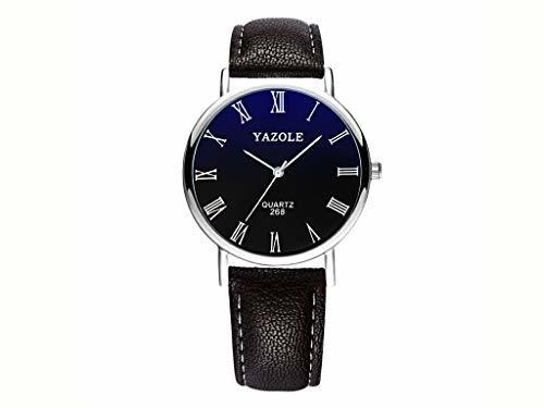 Yazole - Reloj De Pulsera Analógico Para Hombre Con Números 