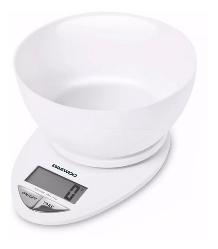 Balanza De Cocina Con Bowl Daewoo Ks 7150b Max 3 Kg 