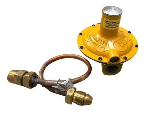 Regulador Gas Natural Aprovado Modelo Antiguo 8.5c/flex. Paz