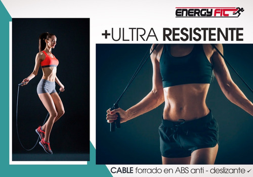 Imagen 3 de 10 de Soga Saltar Speed Rope Mangos Aluminio Cabezal 360° Crossfit