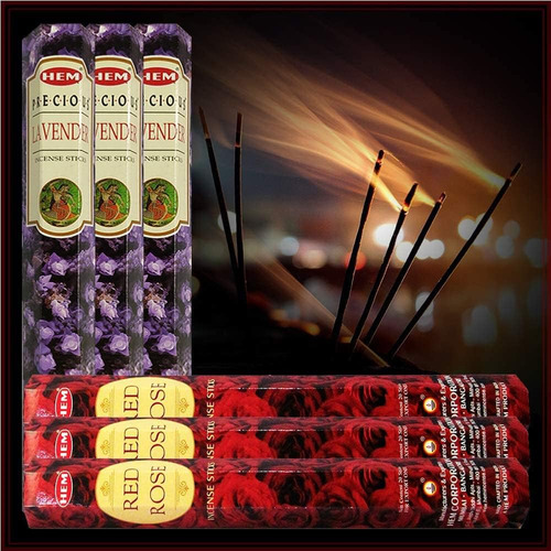 Incienso Lavanda Y Rosa Roja