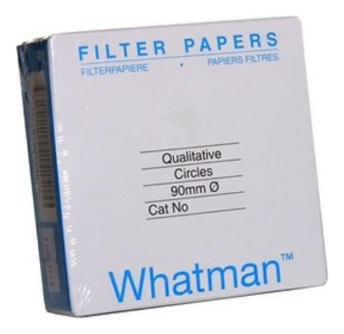 Papel Filtro Cualitativo # 4 De 110mm Ø Pk/100 Whatman