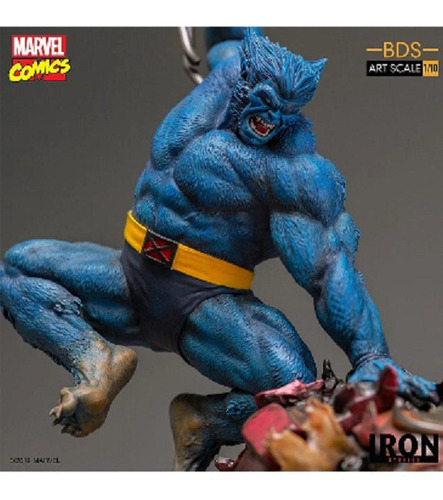 Is Beast (fera) Marvel Comics - Bds Art Scale 1/10 Original