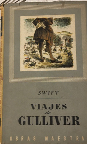Libro Novela Antigua Viajes De Gulliver Swift