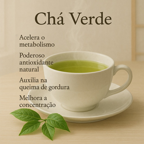 Chá Verde Ervas Infusão Vitachá - Sabor Refrescante 120g