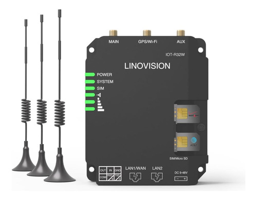 Linovision Enrutador Celular Industrial 4g Lte Cat4 Con Wi-f