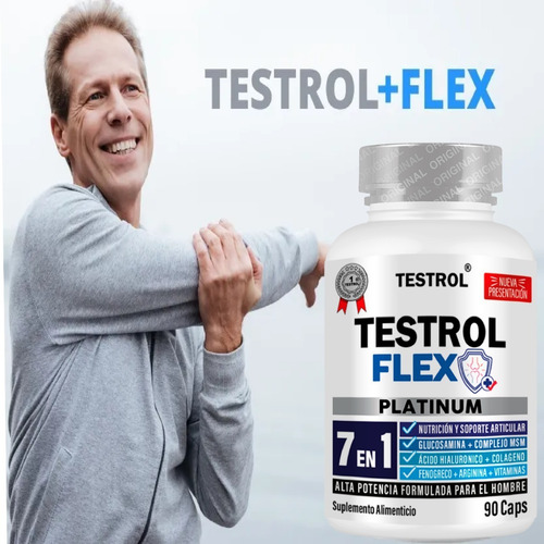 Imagen 5 de 10 de Testrol Flex Glucosamina + Msn Complex 90 Capsulas