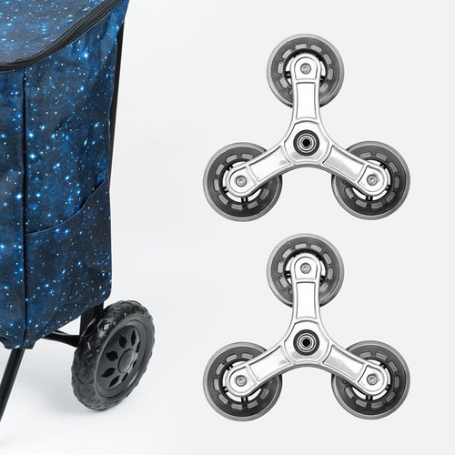 N 2 Ruedas Plegables Para Carrito De Compras, Ruedas