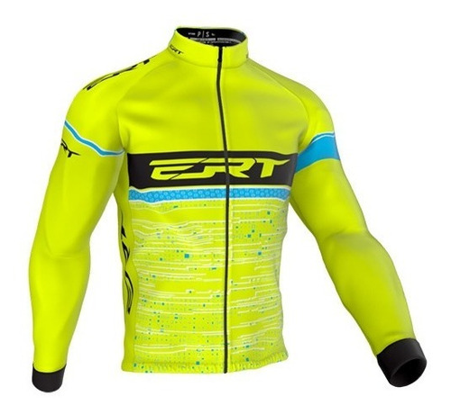 Imagem 1 de 4 de Casaco Manga Longa Ert Cycling Team Azul