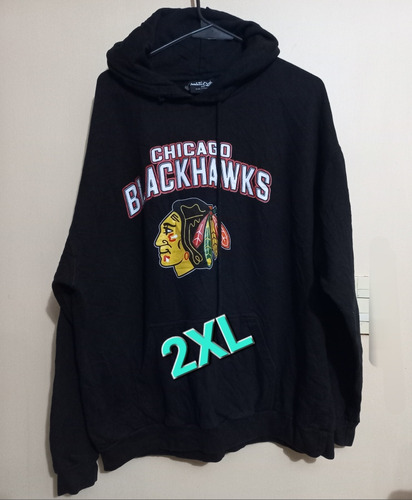 Hoodie Hockey Chicago Blackhawks Y Gorra Nhl