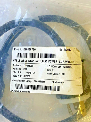 Applied Materials W1519 Bias Power Supply Cable Assy Wi Uuv