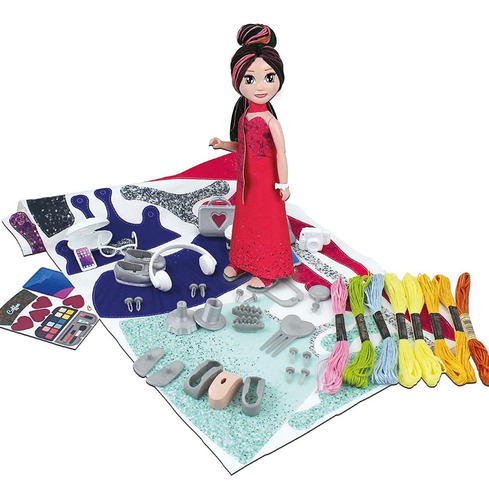 Imagen 3 de 6 de Juego My Model Doll Design Glam Chic Diseña Ropa Educa Atrix