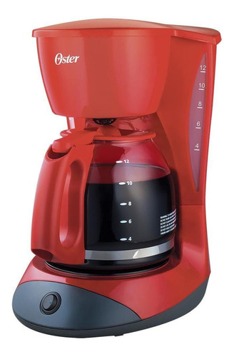 Cafeteira Oster Red Cuisine 1,8l Até 36xíc. - Vermelho 220v