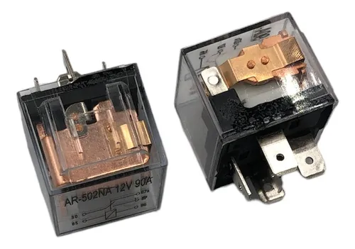 comprar Relex O Relay 12 Vol, 90 Amp, 5patas, Transparente (1 Par)