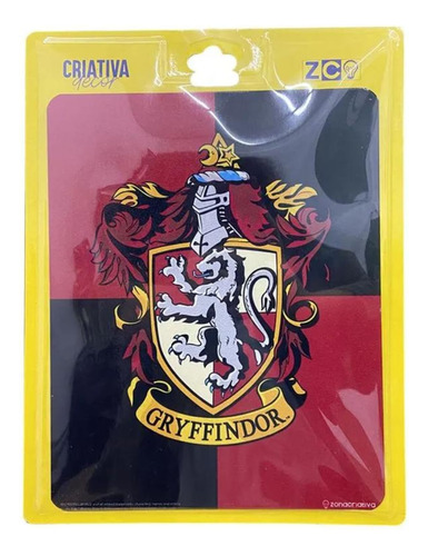 Quadro De Metal Slim Grifinória Harry Potter Zonacriativa Cor Água