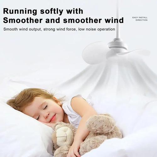 A Ventilador De Techo Con Rosca, Compacto, Ventilador De