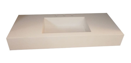 Mesada Baño Pura Stone Blanco Nube 114.5x50 Cm. Sale 