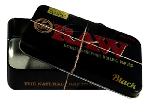 Caja Metálica Raw Black Xl 