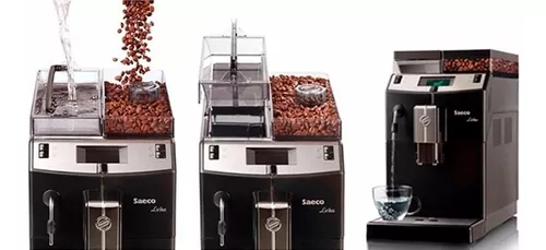 Cafetera Express Saeco Lirika Black, 15 Bares, Cappuccino