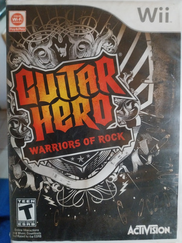 Guitar Hero Warriors Of Rock Wii En Buen Estado Wii O Wiiu 