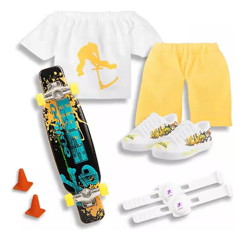 1u Toe Skate Con Kit De Herramientas Y Ropa Para Calcetines