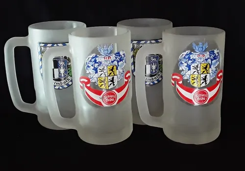 Jarras Cerveceras De Vidrio. Cc. (Usado)