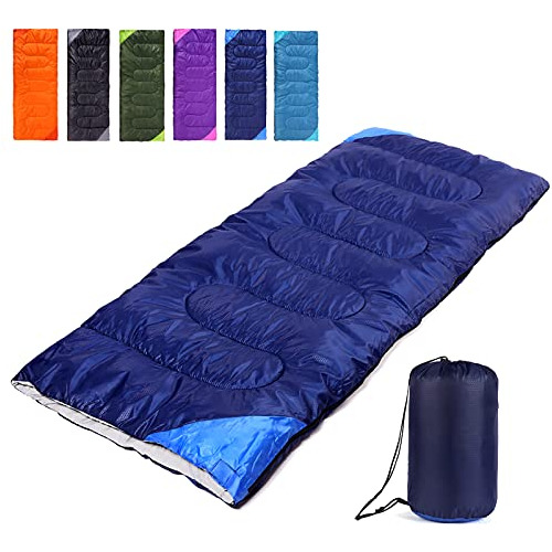 Uniqwamer Camping Sleeping Bag For Kids Adults Boys And Girl