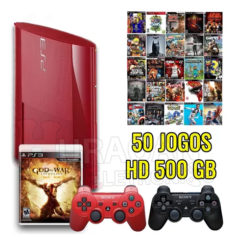 Playstation 3 Super Slim - God Of War Ascension Edition 500gb